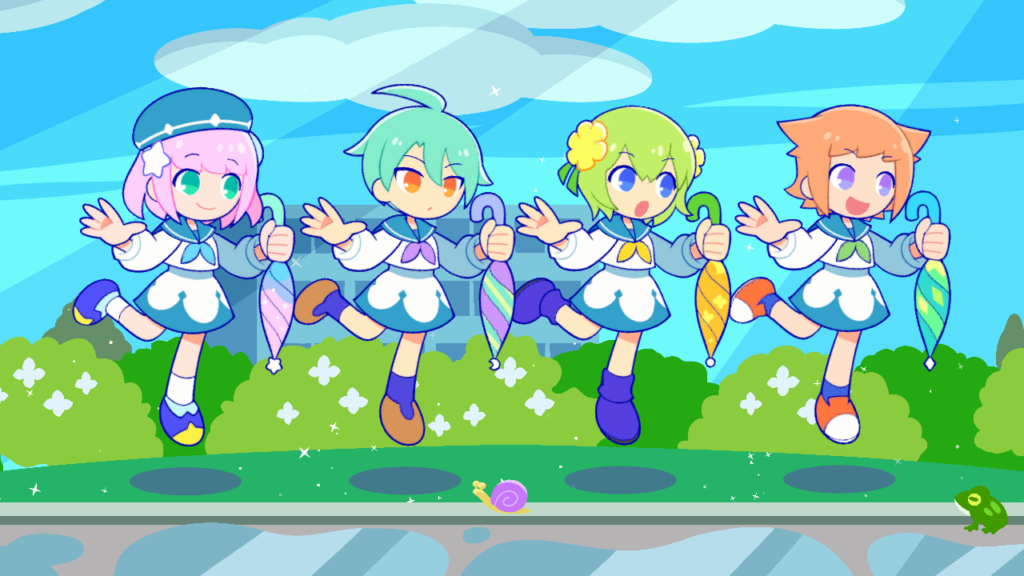 個性的な4人のキャラクター